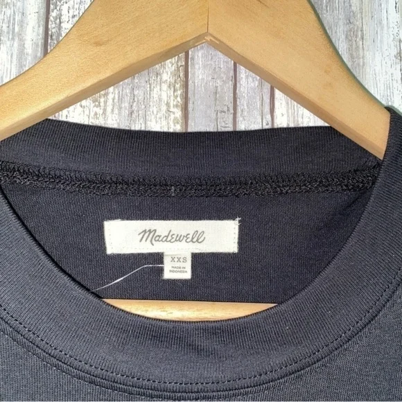 Madewell Tina Black T Shirt Dress - Picture 5 of 6